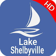 Lake Shelbyville Offline GPS Nautical Charts