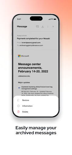 Libraesva Email Archiver Screen 3