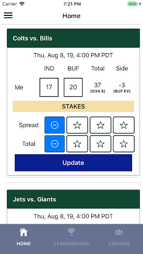 Android application Stakehouse Sports screenshort