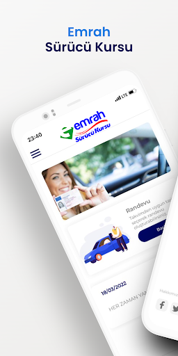 Android application Emrah Sürücü Kursu screenshort