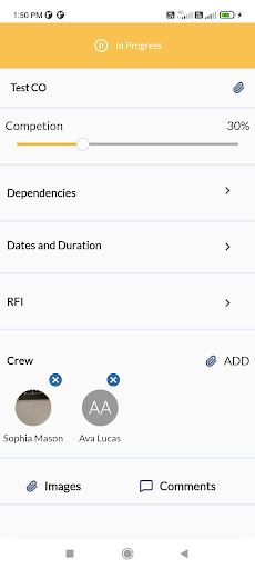 Linarc Task Screen 3