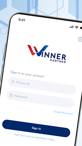 Android application Winner Partner screenshort