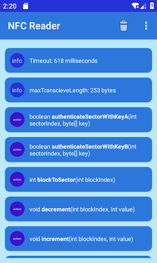 NFC Reader Screen 2