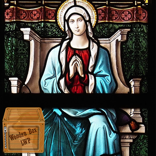 stained glass wallpaper logo