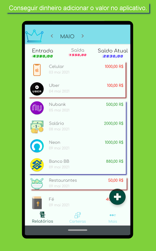 Android application Total Controle Premium screenshort