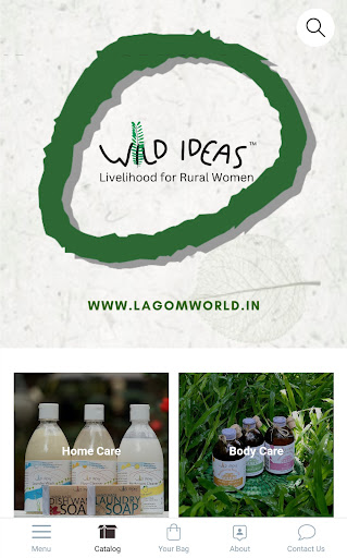 Android application Wild Ideas Store App screenshort