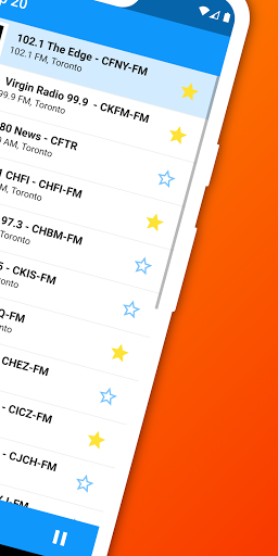 Radio Canada: Radio Player App Screen 2