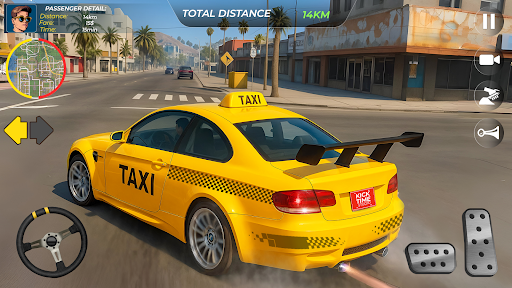 US Taxi Car Driving: Taxi Game screenshot 10