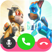 The Paw heroes pups fake video call and chat
