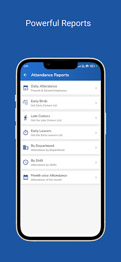 Screenshot of Employee Location tracking App