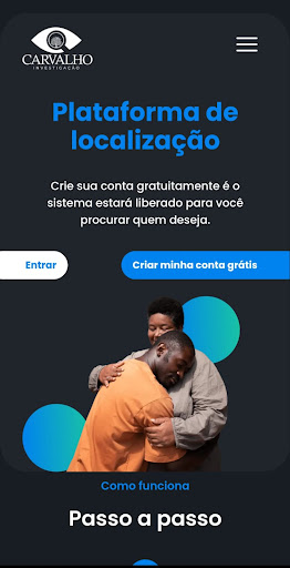Android application Procurar Pessoas screenshort