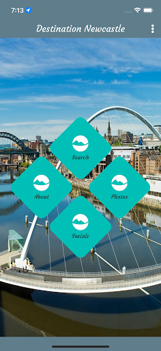 Android application Destination Newcastle screenshort