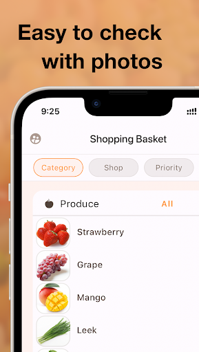 Android application Shared Shopping List - Grocery screenshort