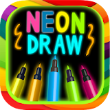 Neon drawing icon