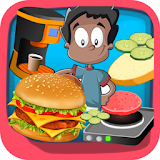 Maker burger shop chef  games icon