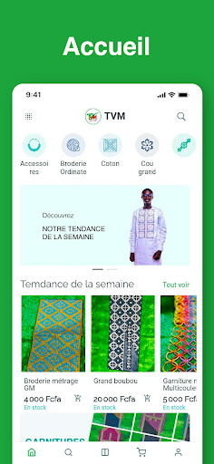 Android application TVM screenshort