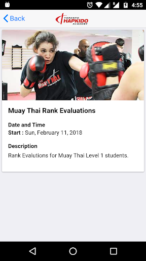 Evoke Martial Arts Screen 3