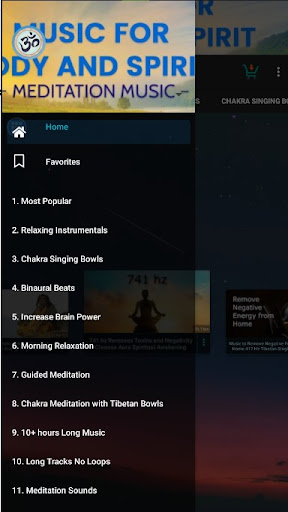 Android application Music For Body and Spirit screenshort