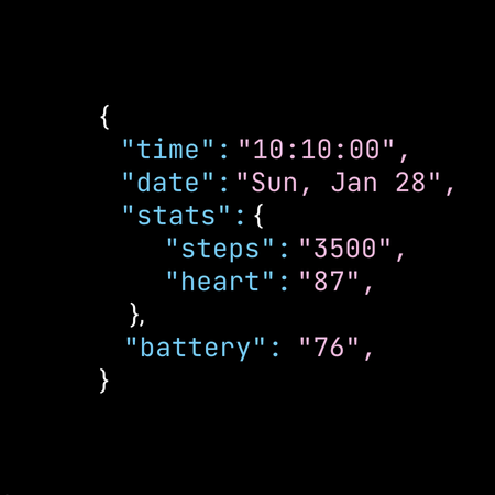 Json Watch Face Screen 2