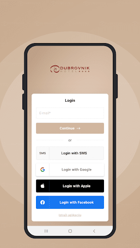 Android application Hotel Dubrovnik screenshort