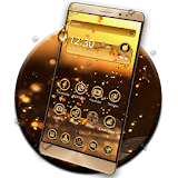 Golden Water Drops Theme icon
