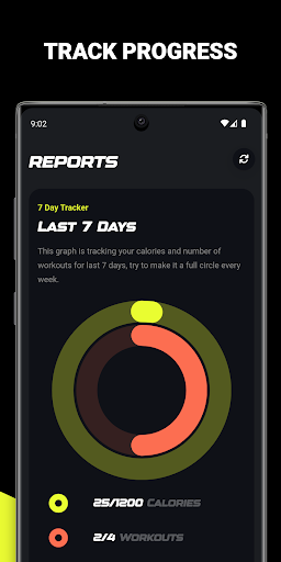 Screenshot of Dumbbell Training App