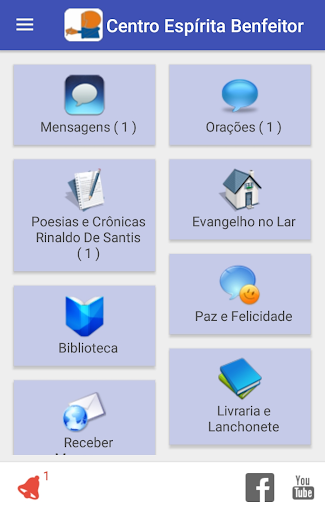 Android application Centro Espírita Benfeitor screenshort