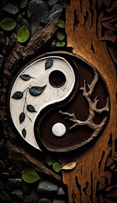 yin yang wallpaperのおすすめ画像1