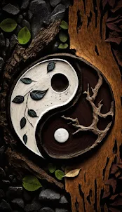 yin yang wallpaper
