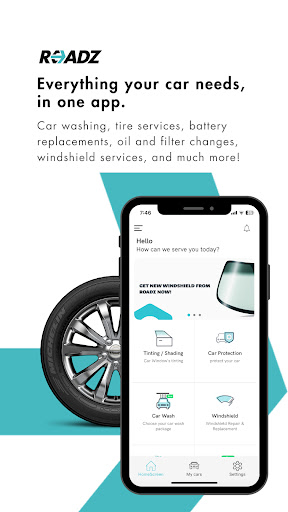 Android application Roadz - Automotive Services screenshort