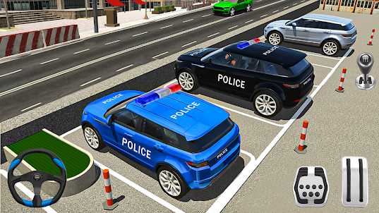 Polizei Parkspiele: parkplatz