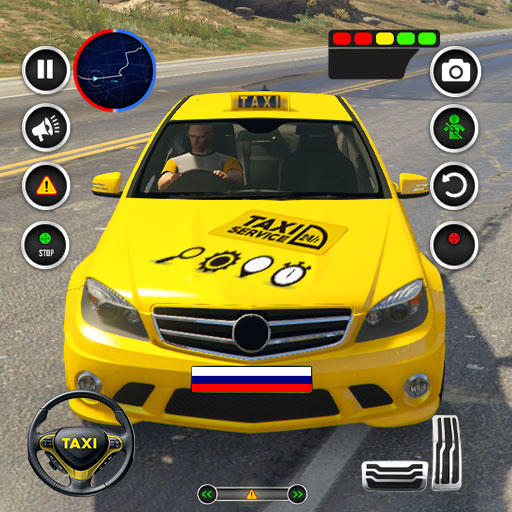 US Taxi Driver Miami Taxi Car