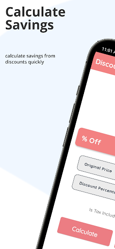 Discount Calculator With Tax Screen 3