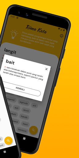 Rima Kata Screen 2