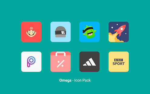 Omega - Icon Pack لقطة شاشة