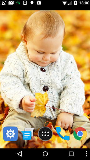 Android application small baby wallpaper screenshort