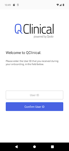 Android application QClinical screenshort