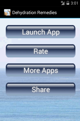 Android application Dehydration Home Remedies screenshort