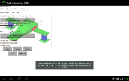 Duct Design W 3D CAD Dxf O/P(圖3)-速報App