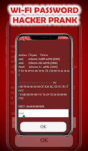 Captura de Pantalla 9 Hacker Contraseña Wifi - Prank android