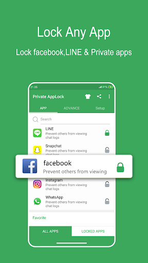 Android application Private App Lock screenshort
