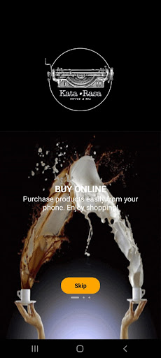 Android application Katarasa Coffee screenshort