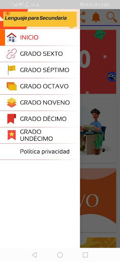 Lenguaje para Secundaria Screen 2