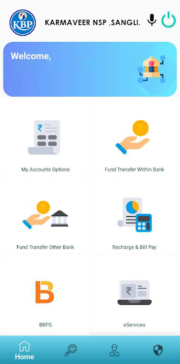 Karmaveer NSP Mobile Banking Screen 3
