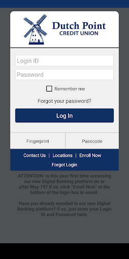 Android application Dutch Point Credit Union screenshort