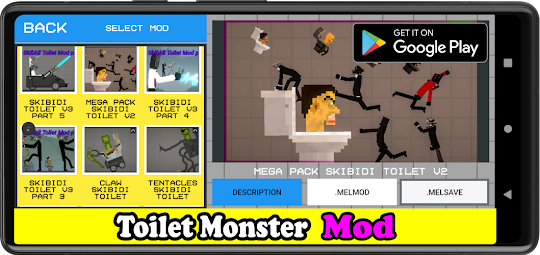 Toilet Monster Skibidi Melmod
