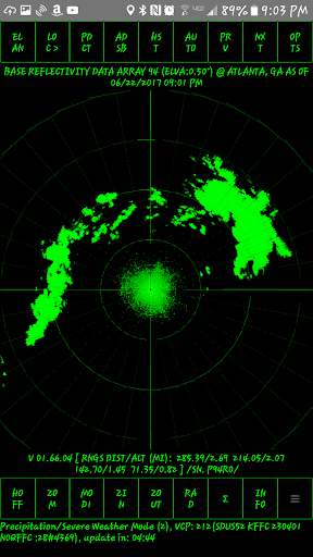 Android application Geek Weather Radar+ screenshort