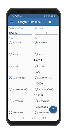 Android application Unit Converter Universal Pro screenshort