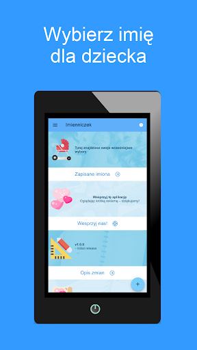 Android application Imienniczek - Wybierz imię dzi screenshort