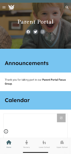 HS Parent Portal Screen 2